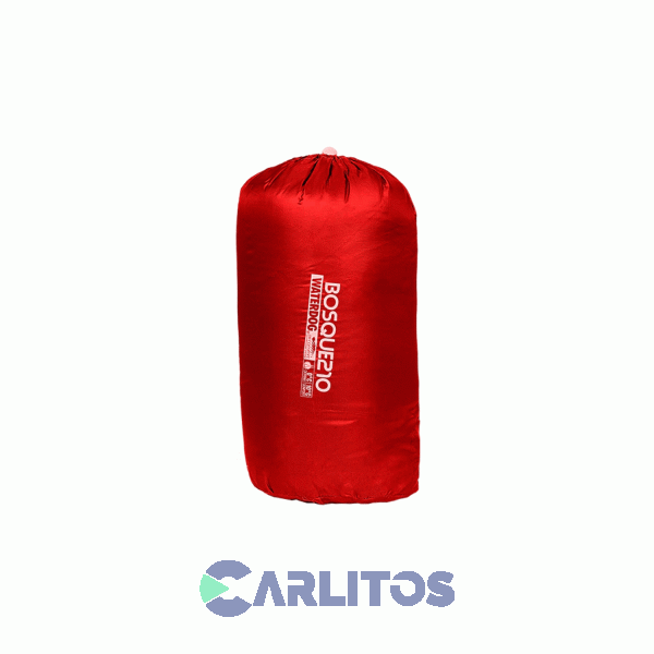 Bolsa De Dormir Rectangular Waterdog Bosque210rd Rojo