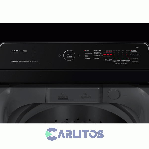 Lavarropa Carga Superior Samsung Inverter 11 KG 700 RPM Blanco Wa11cg6442bw