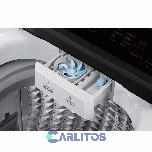 Lavarropa Carga Superior Samsung Inverter 11 KG 700 RPM Blanco Wa11cg6442bw