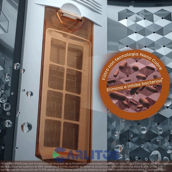 Lavarropa Carga Superior Gafa 7 KG - 760 RPM Gris Fuzzy Fit P