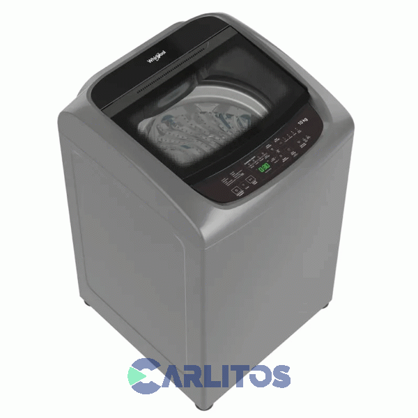 Lavarropa Carga Superior Whirlpool 10 KG 740 RPM Gris Ww10htb