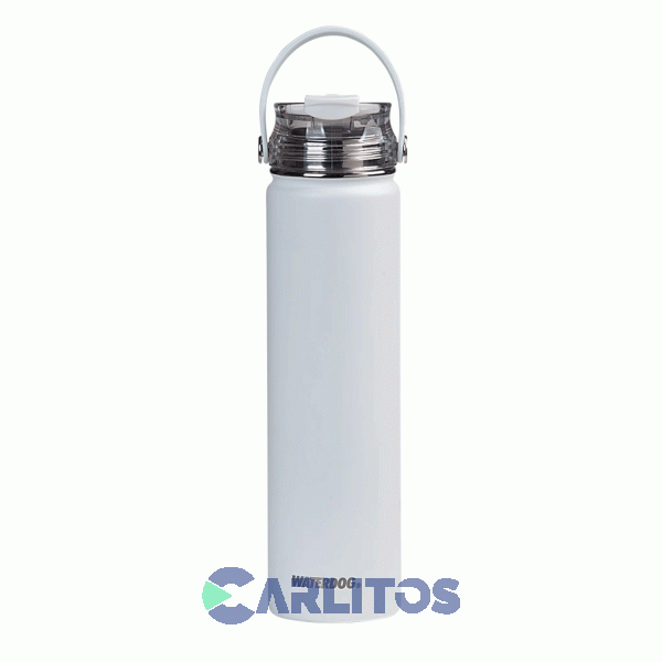 Botella De Acero Inoxidable Waterdog Akwa750wh Blanco