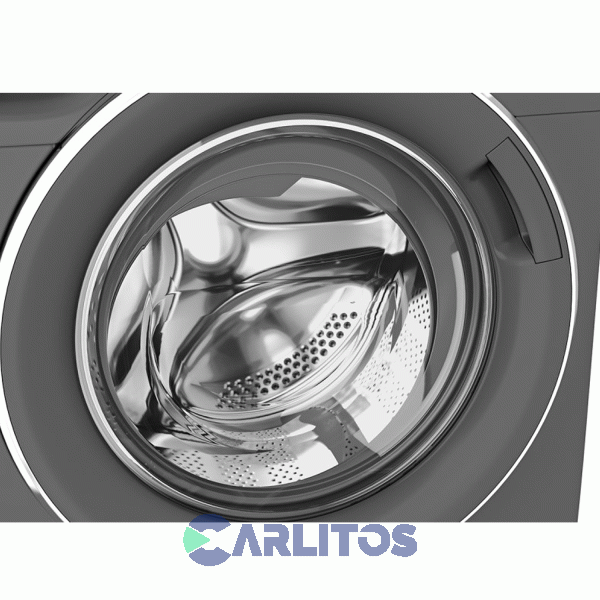 Lavarropa Carga Frontal Candy Inverter  10.5 KG 1500 Rpm Gris Ro151056dwhcr