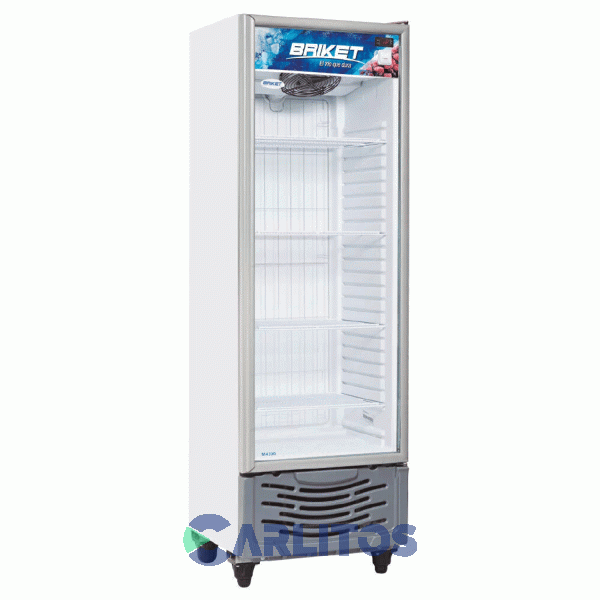 Freezer Exhibidor Vertical Briket 392 Litros Evbt4300 Gris