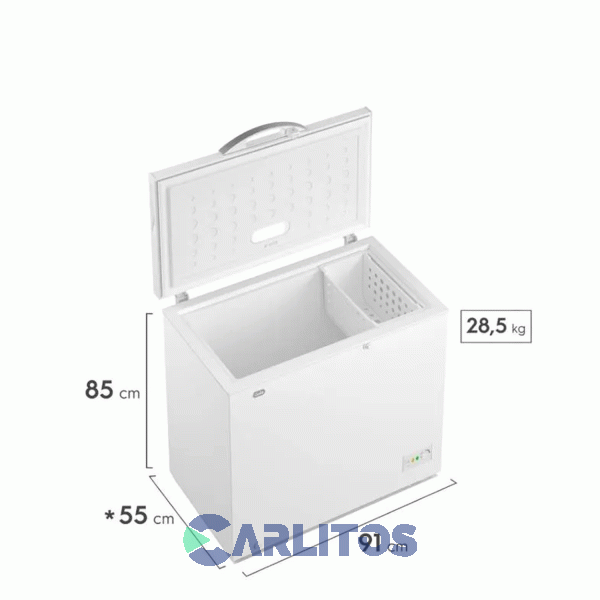 Freezer Horizontal Gafa 200 Litros Blanco Fghf200b-m