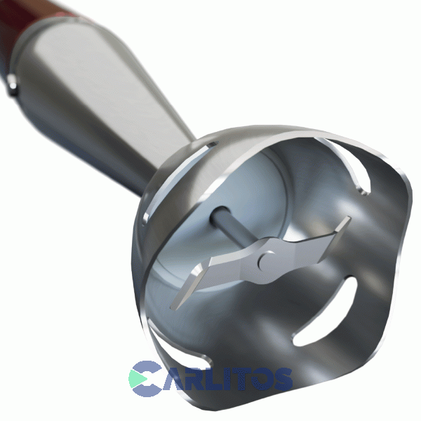 Minipimer Varilla Metal Peabody 1000 Wts Pe-lma328rm Rojo Metalizado