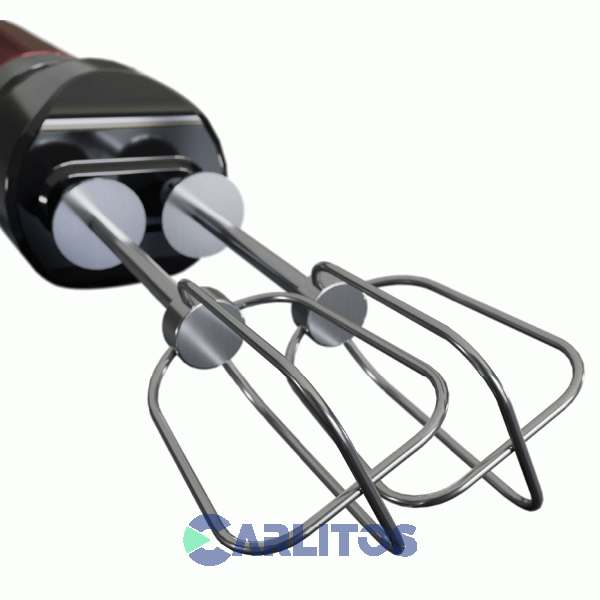 Minipimer Varilla Metal Peabody 1000 Wts Pe-lma328rm Rojo Metalizado