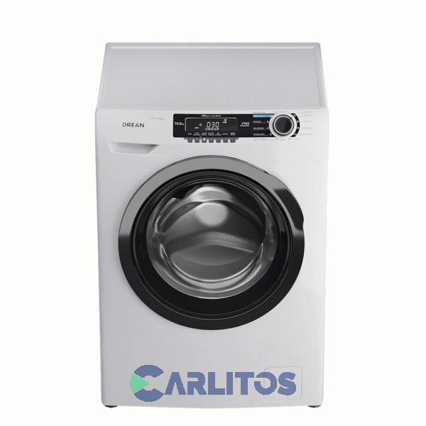Lavarropa Carga Frontal Drean Inverter 10,5 KG - 1200 Rpm Blanco Lcfdr1012sb0