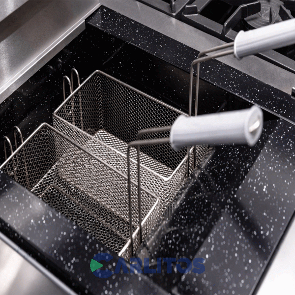 Freidora a Gas Automatica Morelli F-30 Eco Industrial  Acero Inox 30 Lts Gn 10020