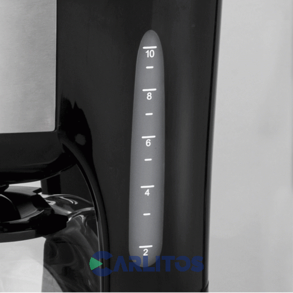 Cafetera Ultracomb Con Jarra De Vidrio Color Acero Inoxidable Ca2208