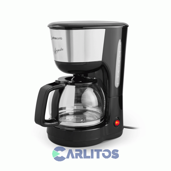 Cafetera Ultracomb Con Jarra De Vidrio Color Acero Inoxidable Ca2208