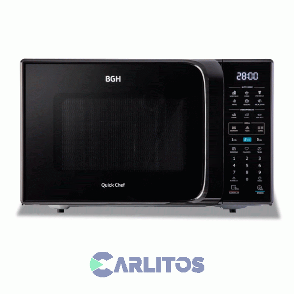 Microondas Con Grill BGH Digital 23 Litros Negro B223dn20i