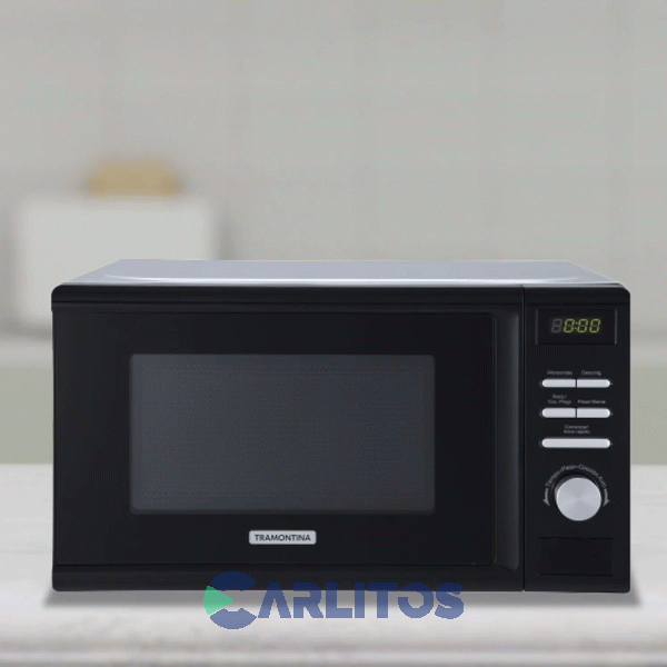 Microondas Digital Tramontina 20 Litros Negro Glass Cook Mcdi