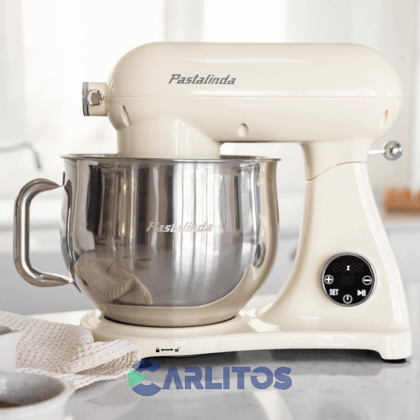 Batidora De Pie Planetaria Pastalinda 1200 Watts Sm-1522ml Crema