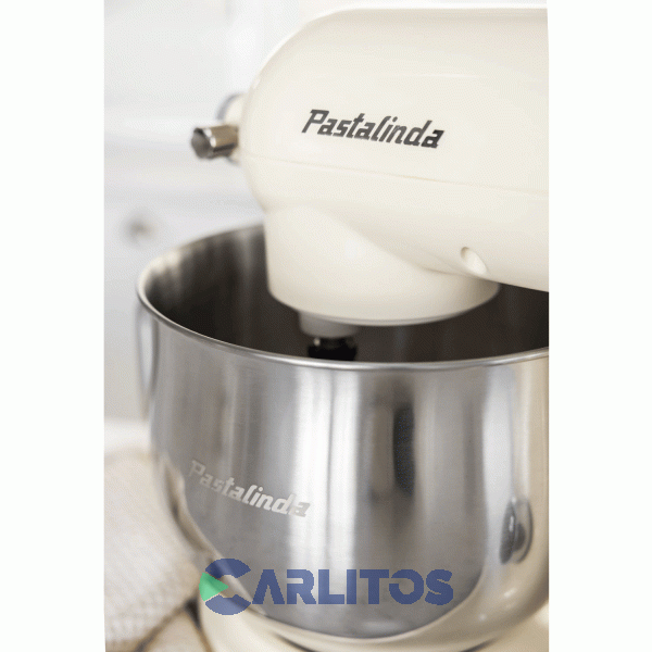 Batidora De Pie Planetaria Pastalinda 1200 Watts Sm-1522ml Crema