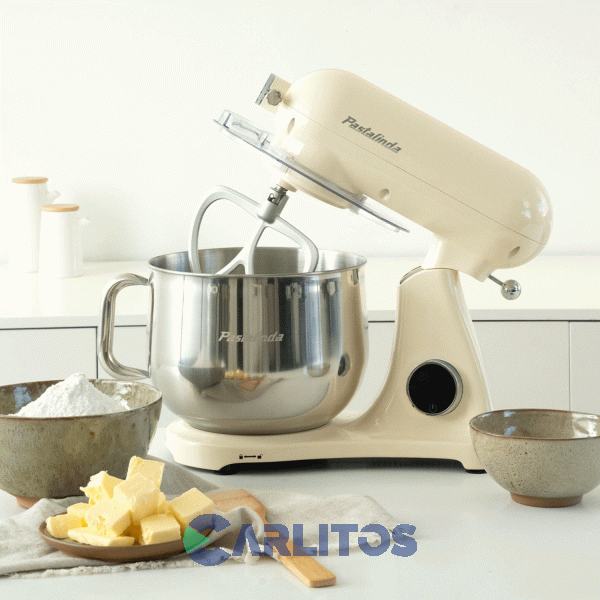 Batidora De Pie Planetaria Pastalinda 1200 Watts Sm-1522ml Crema