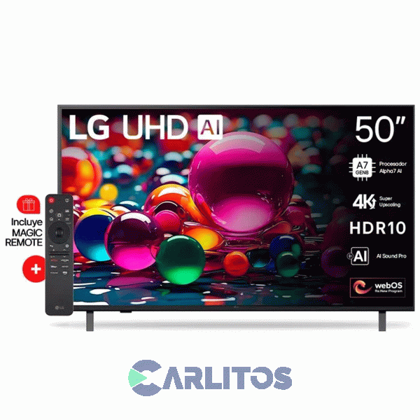 Smart TV Led 50" 4K Ultra HD LG 50ua8050psa