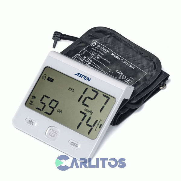 Tensi&oacute;metro Digital De Brazo Con Inflado Autom&aacute;tico Aspen Dbp-6175