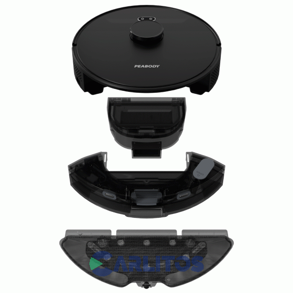 Aspiradora Y Trapeadora Robot Laser Sin Bolsa Peabody Pe-ar3530n