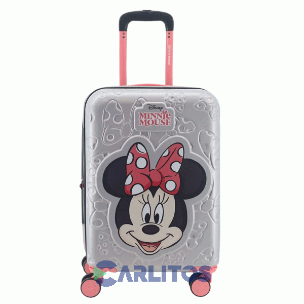 Valija 20" Rigida 4 Ruedas Giratorias Amayra 70.33006E2 Minnie Plateada