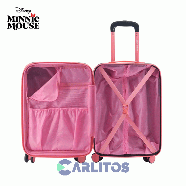 Valija 20" Rigida 4 Ruedas Giratorias Amayra 70.33006E2 Minnie Plateada