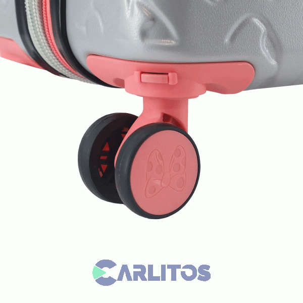 Valija 20" Rigida 4 Ruedas Giratorias Amayra 70.33006E2 Minnie Plateada