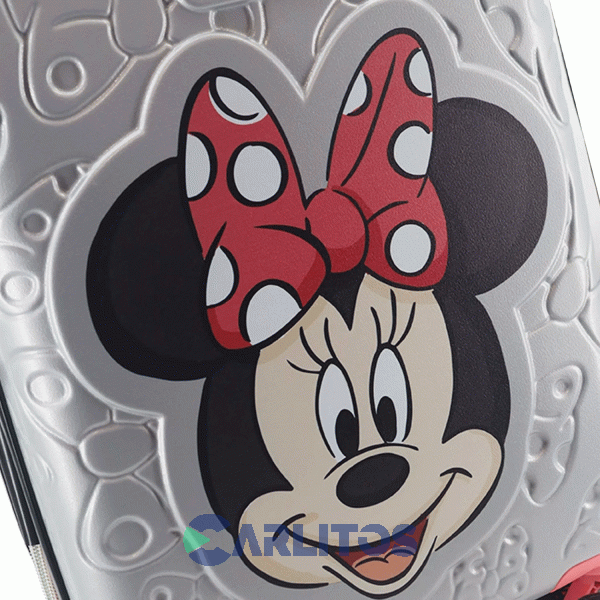 Valija 20" Rigida 4 Ruedas Giratorias Amayra 70.33006E2 Minnie Plateada