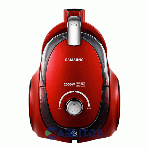 Aspiradora Sin Bolsa Samsung 2000 Watts Vc20nmarf Roja