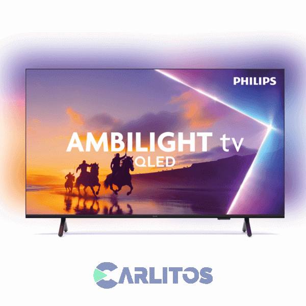 Smart TV Qled 65" 4K Ultra HD Con Titan Y Ambilight Philips 65pud8250/77
