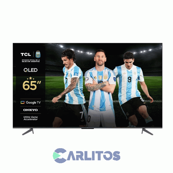 Smart TV QLed 65" 4K Ultra HD Tcl Con Google TV 65c655a-f