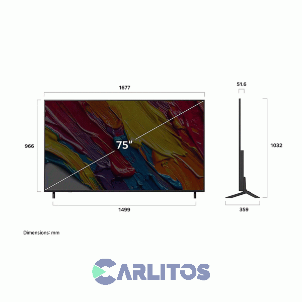 Smart TV Qned 75" 4K Ultra HD LG 75qned82asg