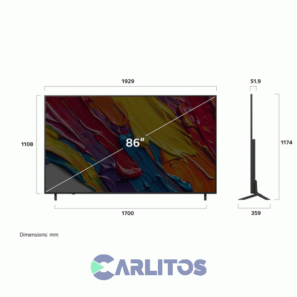Smart TV Qned  65" 4K Ultra HD LG 65qned82asg