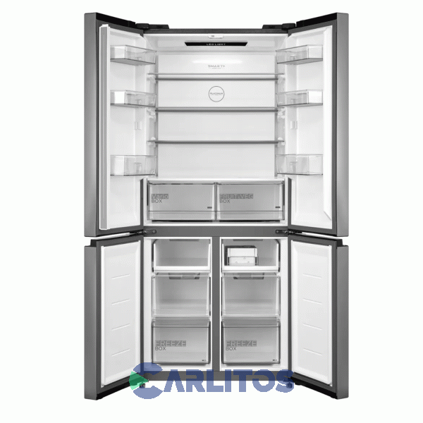 Heladera No Frost Multidoor Midea Inverter 475 Litros Acero Inoxidable Mdrm691fgf46ad