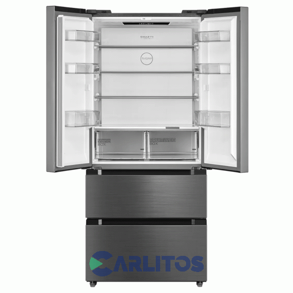 Heladera No Frost French Door Midea Inverter 458 Litros Acero Inoxidable Mdrf692fgf46ad