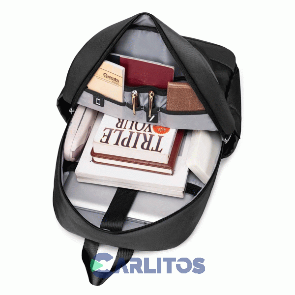 Mochila Portanotebook L&iacute;nea Pixel Primicia 44009-00-19 Negro