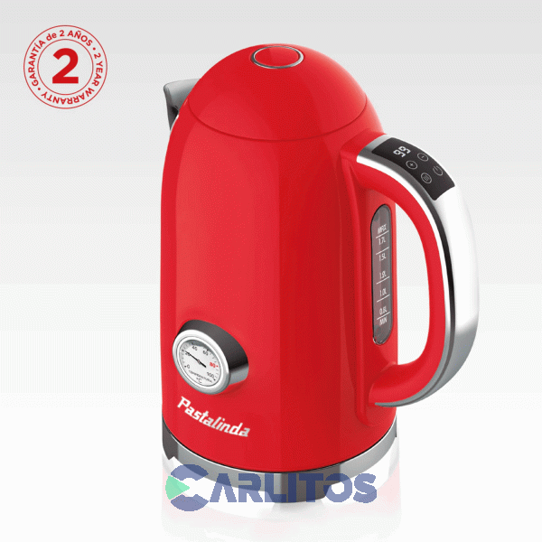 Pava Electrica Digital Pastalinda Roja Ke-1108bdgt