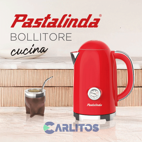 Pava Electrica Digital Pastalinda Roja Ke-1108bdgt