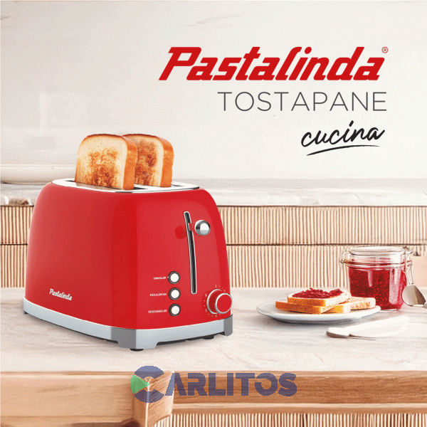 Tostadora Electrica Roja Pastalinda Wt-330c