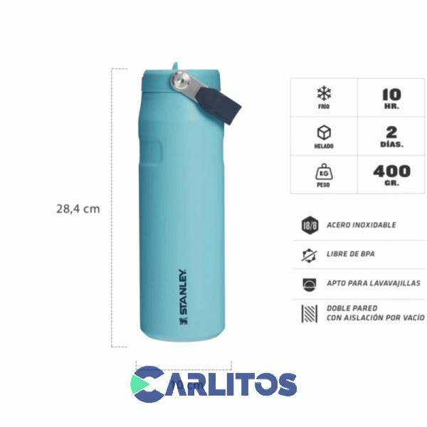Botella Termica Stanley Aerolight Flip Straw Agave 710 Ml