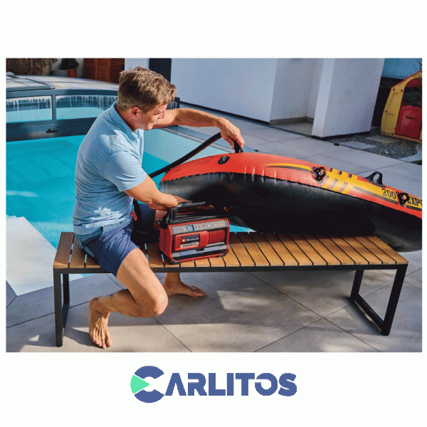 Compresor De Aire Einhell  Portatil Inalambrico 18 V 4020420 Pressito 18/25