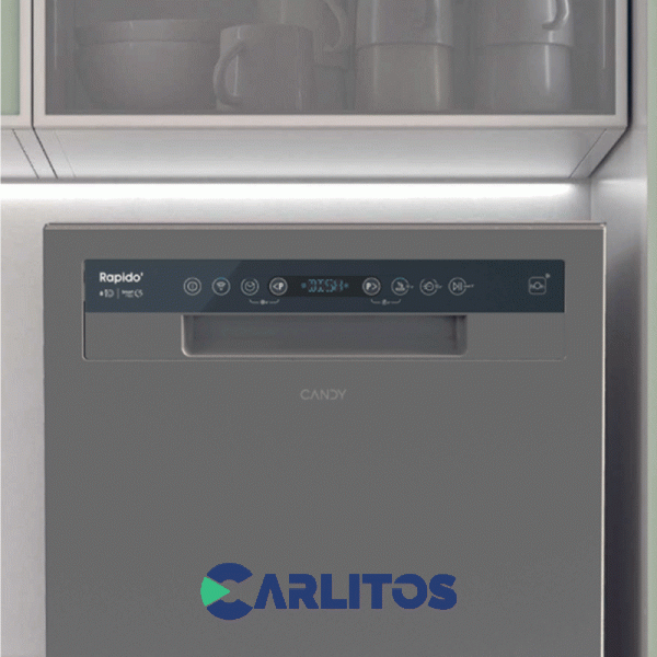 Lavavajilla Candy Inverter 8 Cubiertos Gris Cp8f9ffa-12
