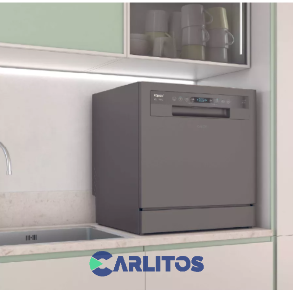 Lavavajilla Candy Inverter 8 Cubiertos Gris Cp8f9ffa-12