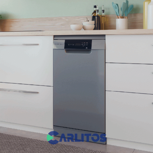 Lavavajilla Candy 10 Cubiertos Gris Cdph2d1047s-12