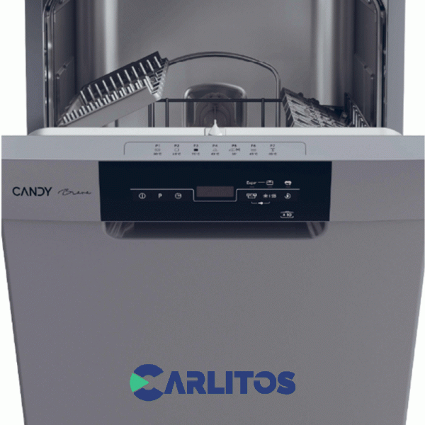 Lavavajilla Candy 10 Cubiertos Gris Cdph2d1047s-12