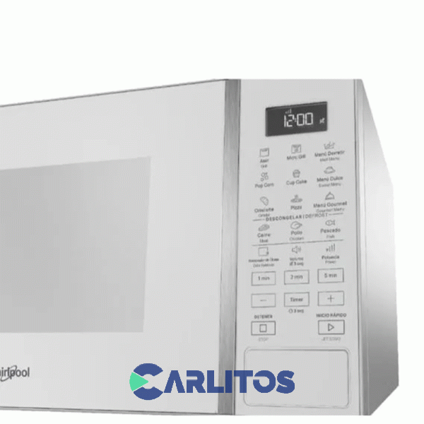 Microondas Con Grill Whirlpool Digital 30 Litros Blanco Wmg30bz