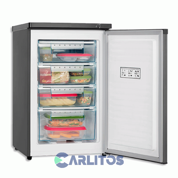 Freezer Vertical  Vondom 85 Litros Acero Inoxidable Fr55