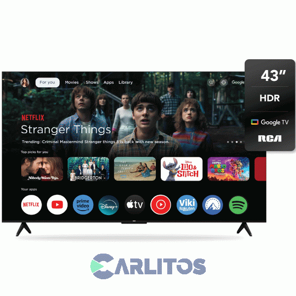 Smart TV Led 43" Full HD Rca Con Google R43gl100