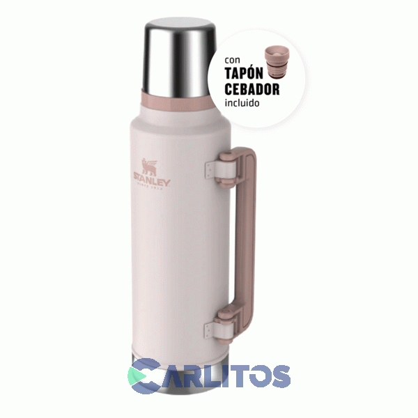 Termo De Mate Stanley Legendario Cl&aacute;sico XL 1.4 Litros Rose Quartz