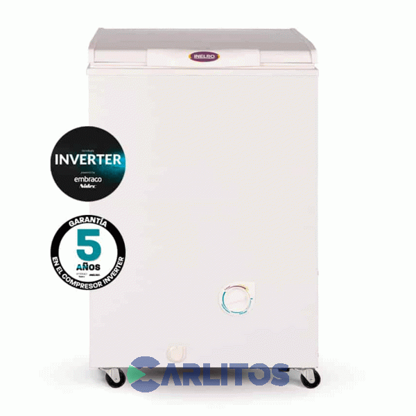 Freezer Horizontal Inelro Inverter 135 Litros Blanco Fih-130 A+