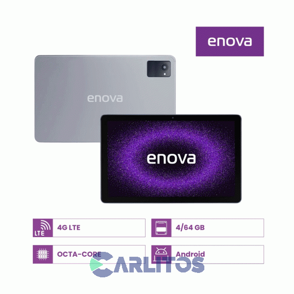 Tablet Enova 10" Capacidad 64 Gb Lte Tae10c15s-Gr Gris